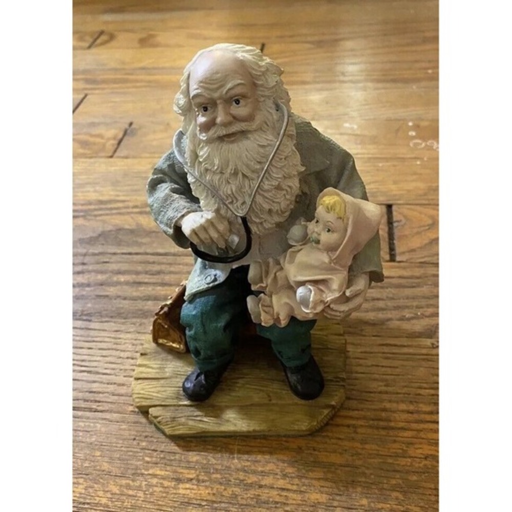 Vintage‎ Hamilton Gifts Professional Santa The Doctor Resin Figurine Limited